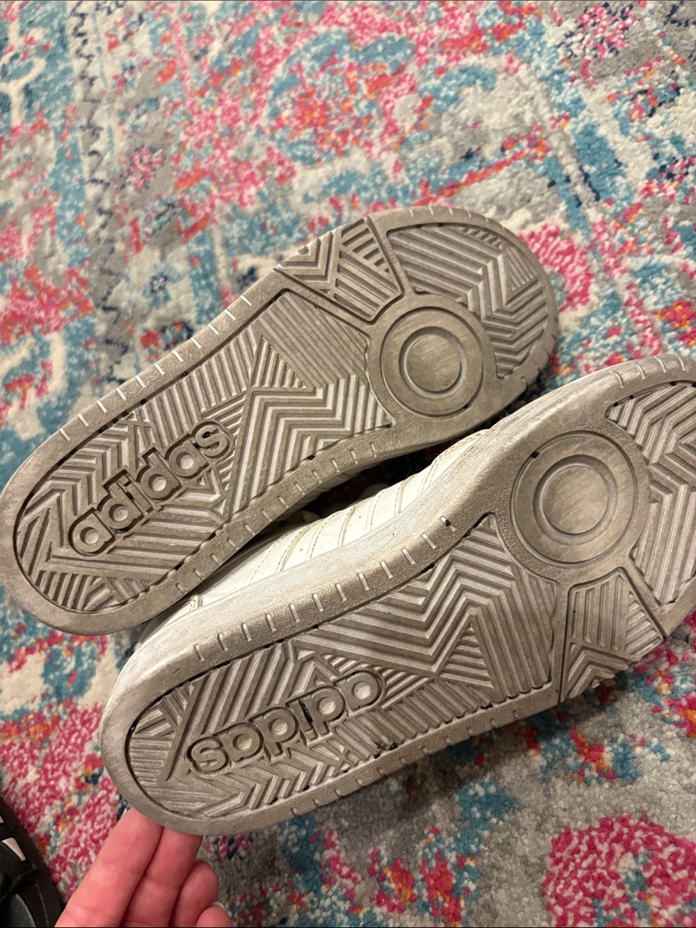 adidas White Kids' Low-Top Sneakers - Picture 4 of 6